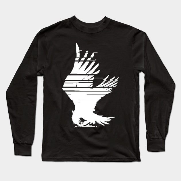 Raven ACVI Emblem for 621 - White Version Long Sleeve T-Shirt by AmyMinori